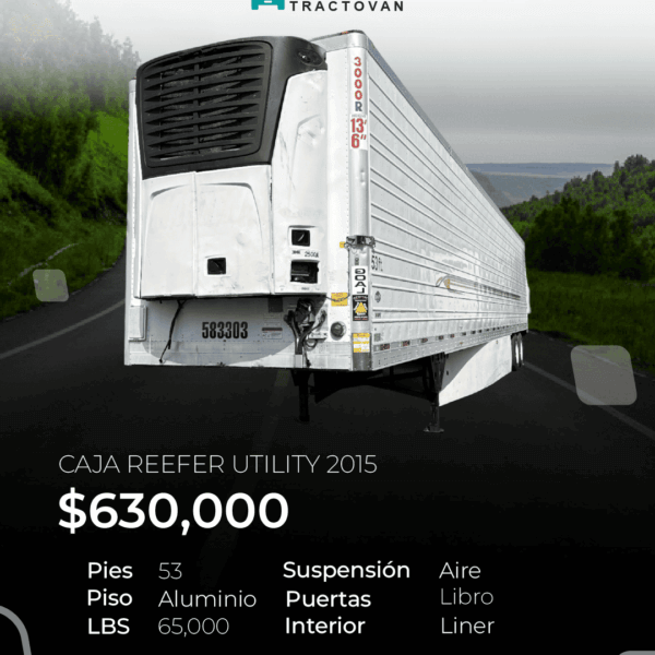 CAJA REEFER UTILITY 2015 53 PIES #583303