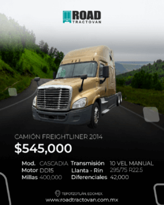 CAMIÓN FREIGHTLINER CASCADIA 2014 #307