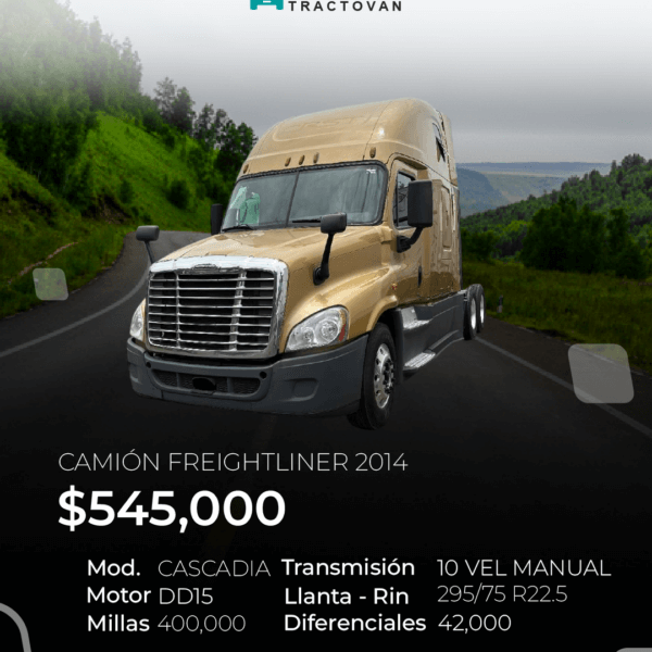 CAMIÓN FREIGHTLINER CASCADIA 2014 #307