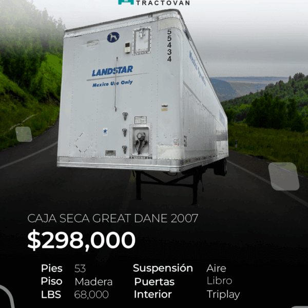 CAJA SECA GREAT DANE 2007 53 PIES #655434