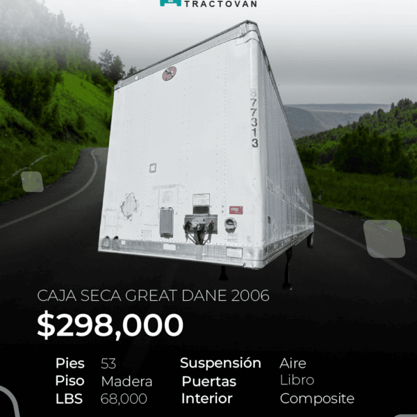 CAJA SECA GREAT DANE 2006 53 PIES #877313