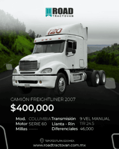 CAMIÓN FREIGHTLINER COLUMBIA 2007 #120