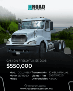 CAMIÓN FREIGHTLINER COLUMBIA 2008 #224