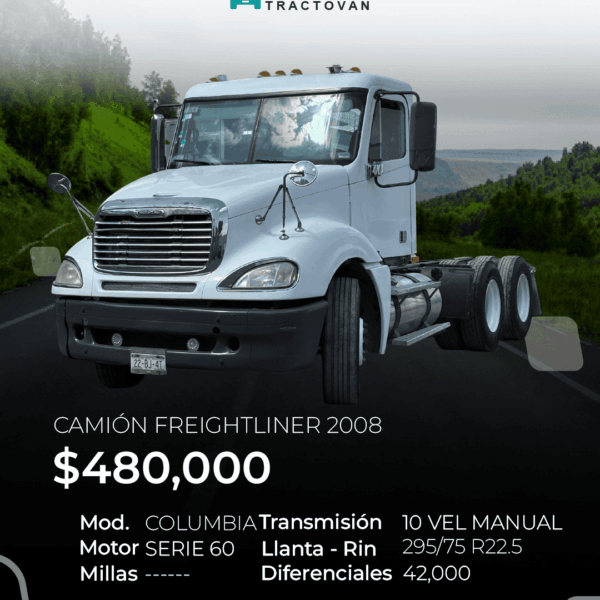 CAMIÓN FREIGHTLINER COLUMBIA 2008 #224