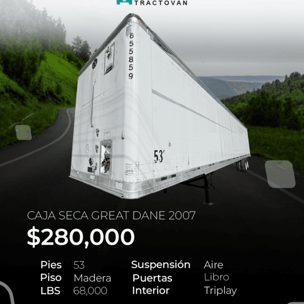 CAJA SECA GREAT DANE 2007 53 PIES #655859