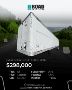 CAJA SECA GREAT DANE 2007 53 PIES #655859