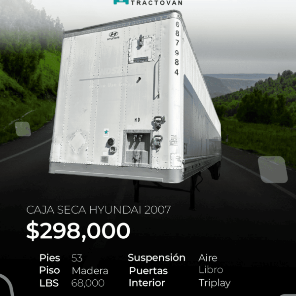 CAJA SECA HYUNDAI 2007 53 PIES #687984