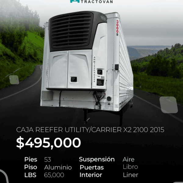 CAJA REEFER UTILITY/CARRIER X2 2100 2015 #5808