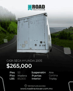 CAJA SECA HYUNDAI 2005 53 PIES #8043