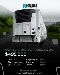 CAJA REEFER UTILITY/CARRIER X2 2100 2015 #944T