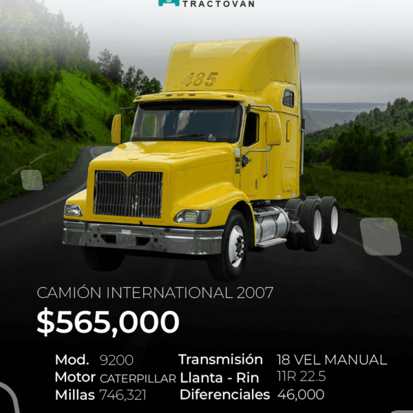 CAMIÓN INTERNATIONAL 9200 2007 #485