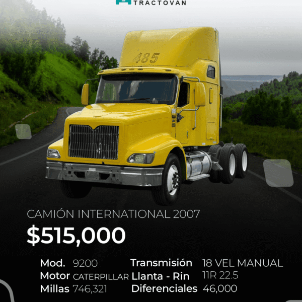 CAMIÓN INTERNATIONAL 9200 2007 #485