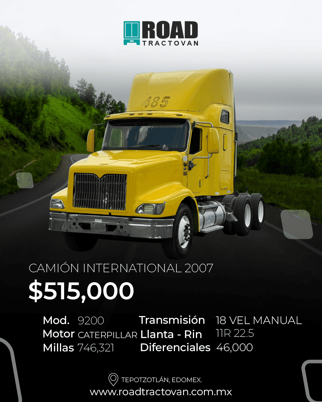 CAMIÓN INTERNATIONAL 9200 2007 #485
