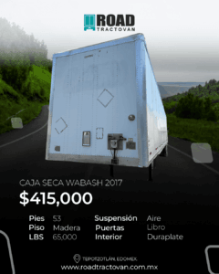 CAJA SECA WABASH 2017 53 PIES #7317