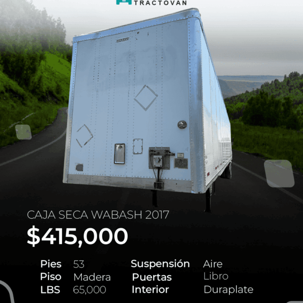 CAJA SECA WABASH 2017 53 PIES #7317