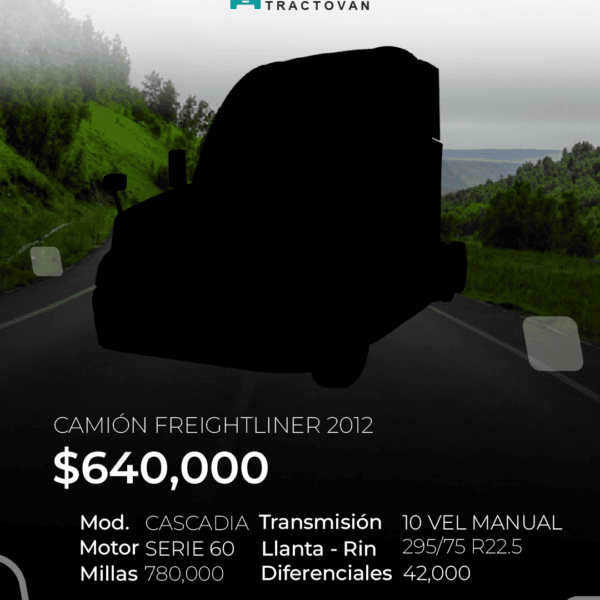 CAMIÓN FREIGHTLINER CASCADIA 2012 #19