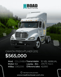 CAMIÓN FREIGHTLINER COLUMBIA 2012 #208