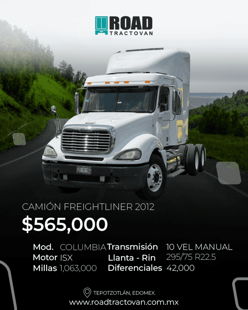 CAMIÓN FREIGHTLINER COLUMBIA 2012 #208