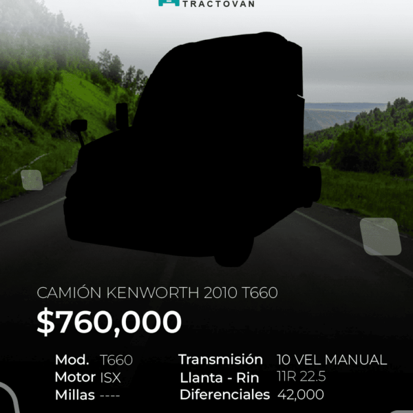 CAMIÓN KENWORTH T660 2010 #06