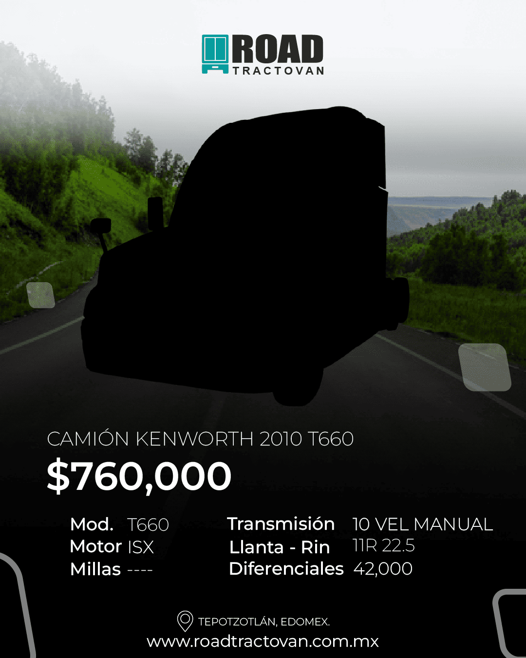CAMIÓN KENWORTH T660 2010 #06