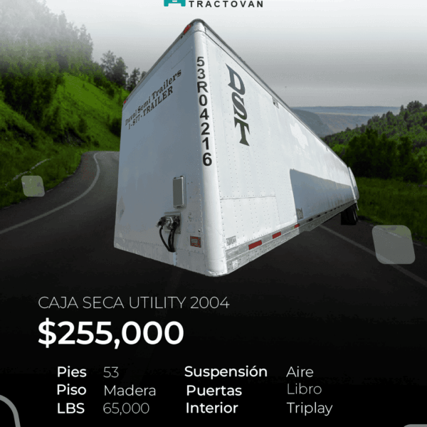 CAJA SECA UTILITY 2004 53 PIES #53R04216