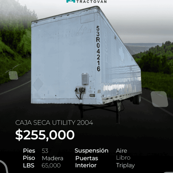 CAJA SECA UTILITY 2004 53 PIES #53R04216