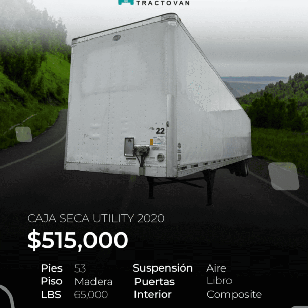 CAJA SECA UTILITY 2020 53 PIES #3614