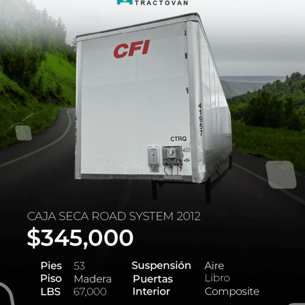 CAJA SECA ROAD SYSTEM 2012 53 PIES #41957