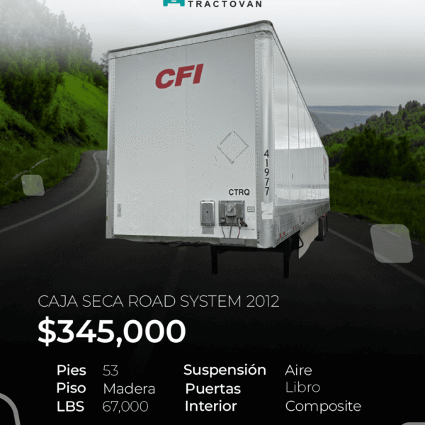 CAJA SECA ROAD SYSTEM 2012 53 PIES #41977