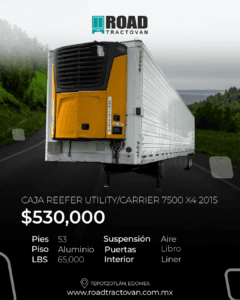 CAJA REEFER UTILITY/CARRIER 7500 X4 2015 #904T