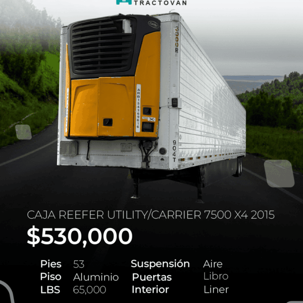 CAJA REEFER UTILITY/CARRIER 7500 X4 2015 #904T