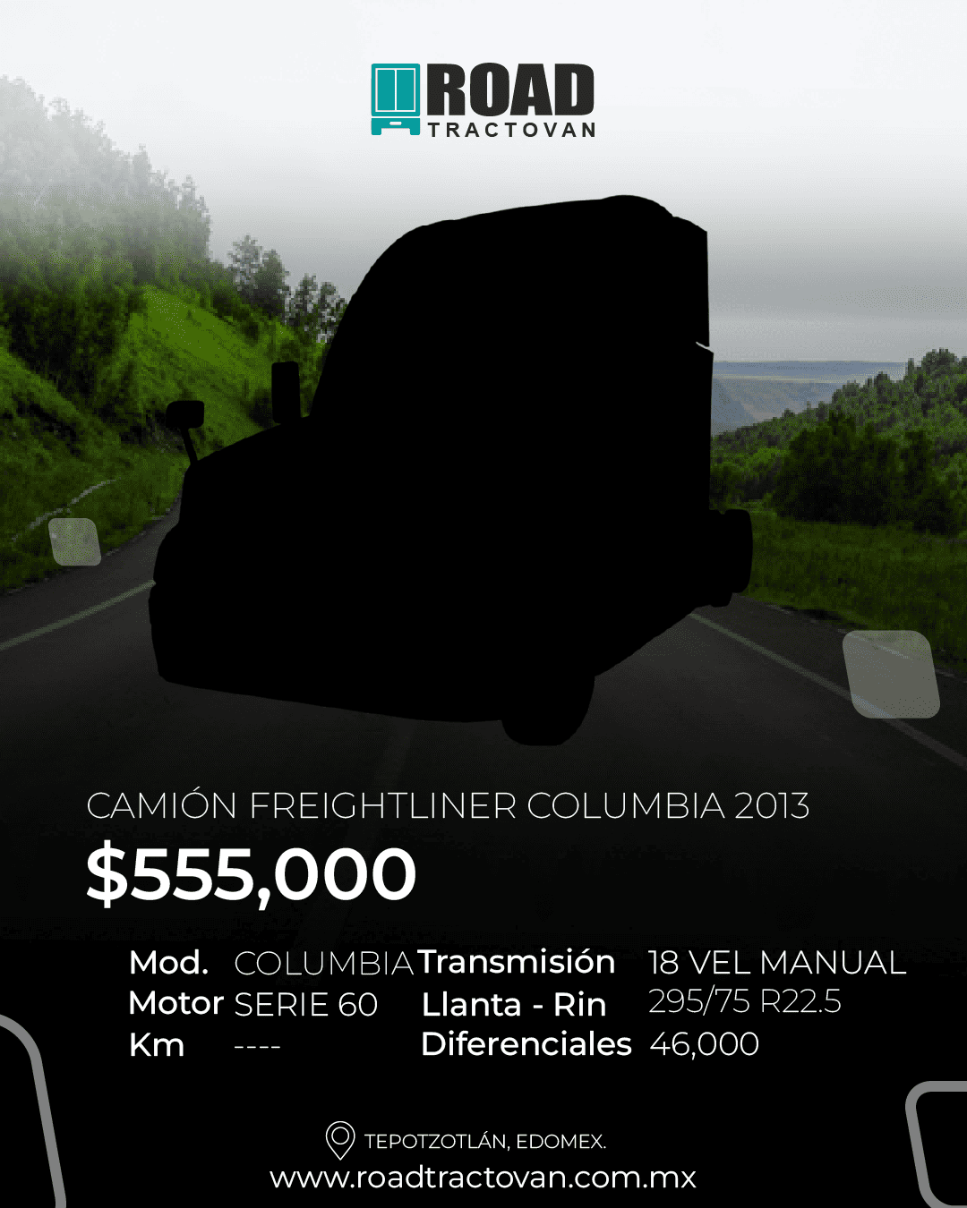 CAMIÓN FREIGHTLINER COLUMBIA 2013 #28