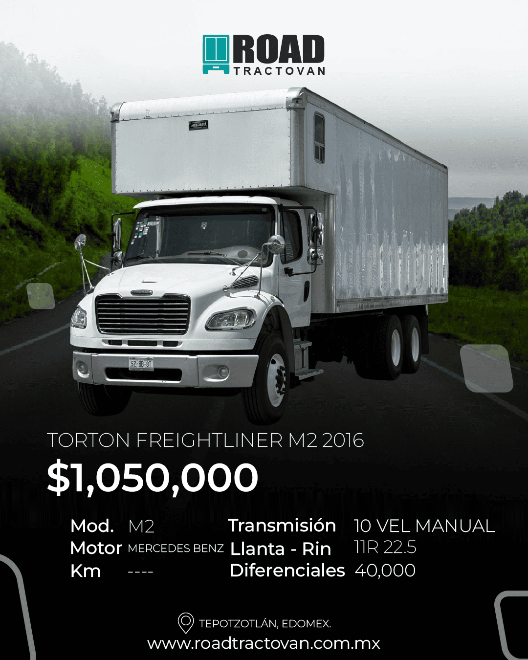 TORTON FREIGHTLINER M2 2016 #6941