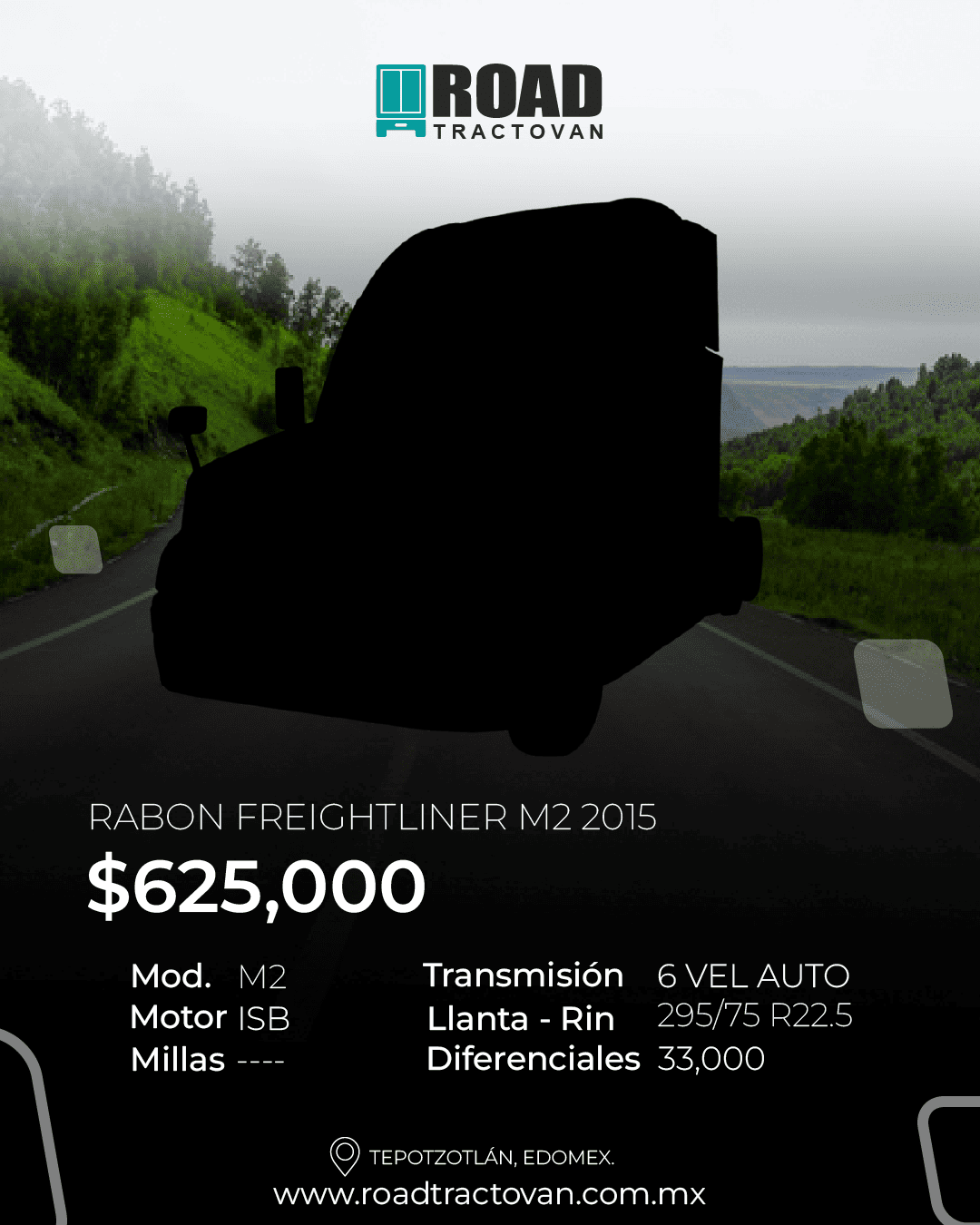 RABÓN FREIGHTLINER M2 2015 #6039